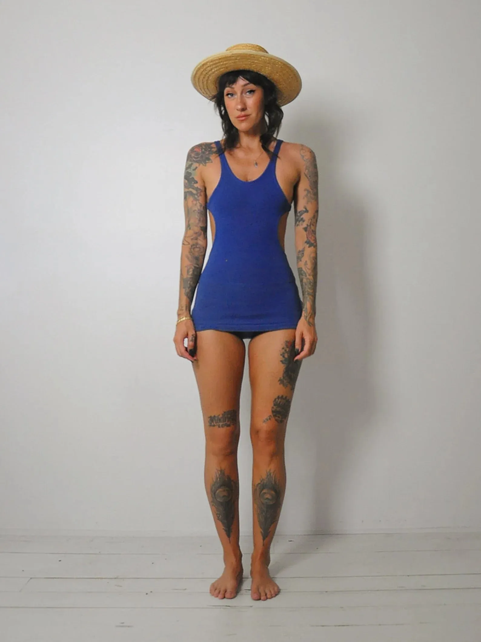 1920's JC Penny Co. Wool Swimsuit