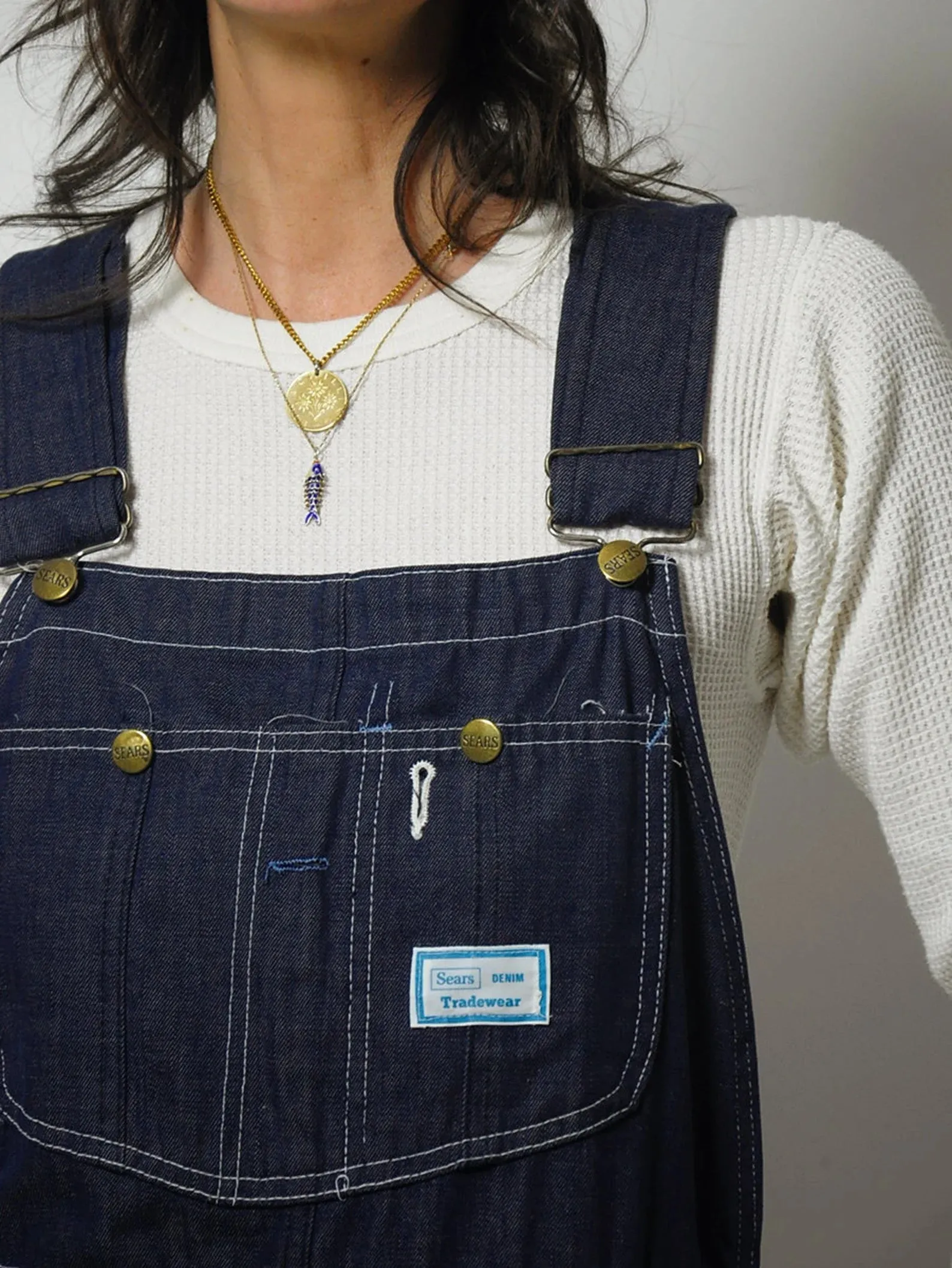 1970's Indigo Sears Overalls