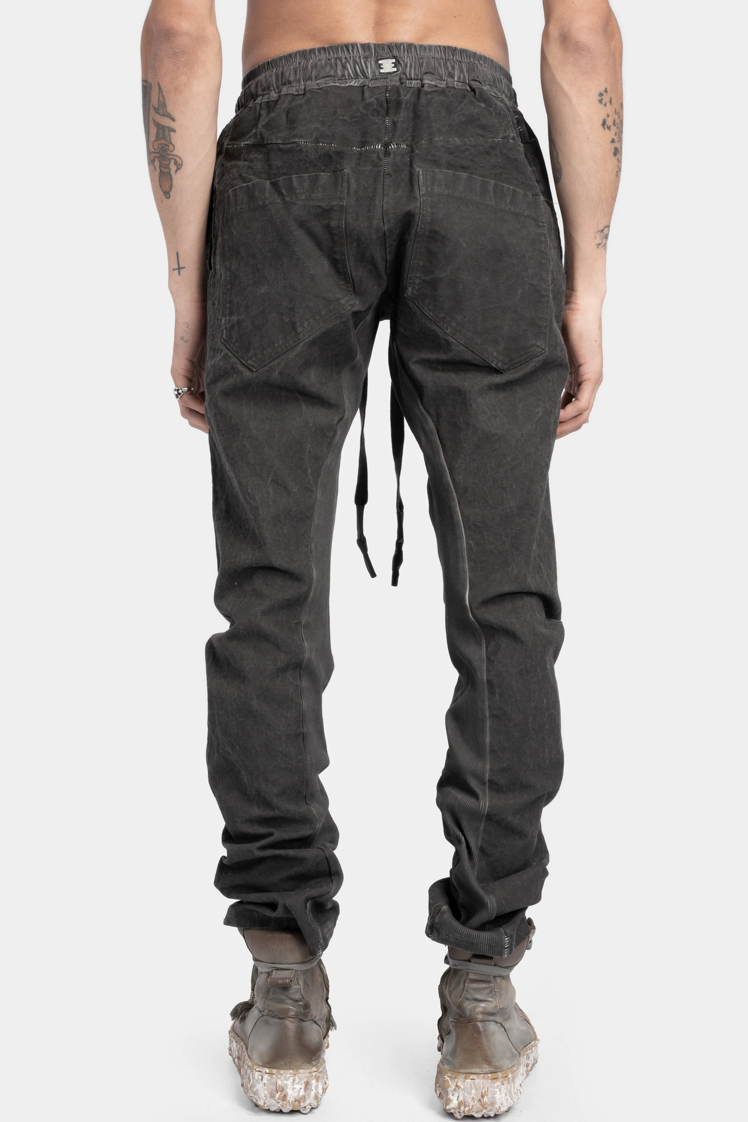 4 pockets pants, Plomb grey