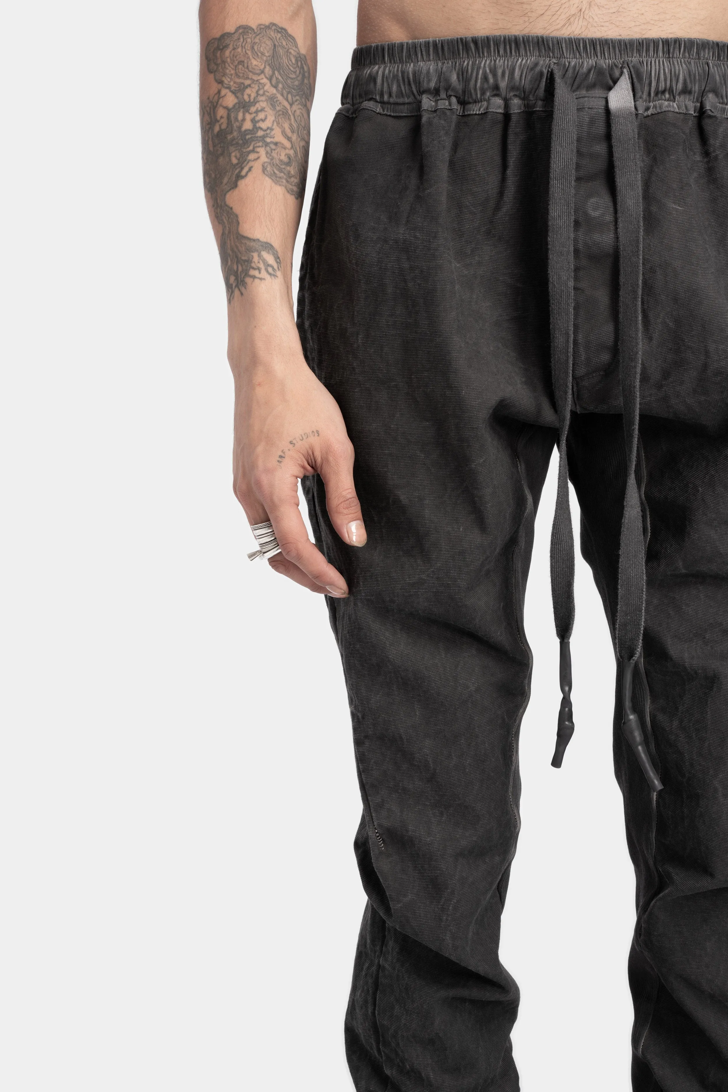 4 pockets pants, Plomb grey