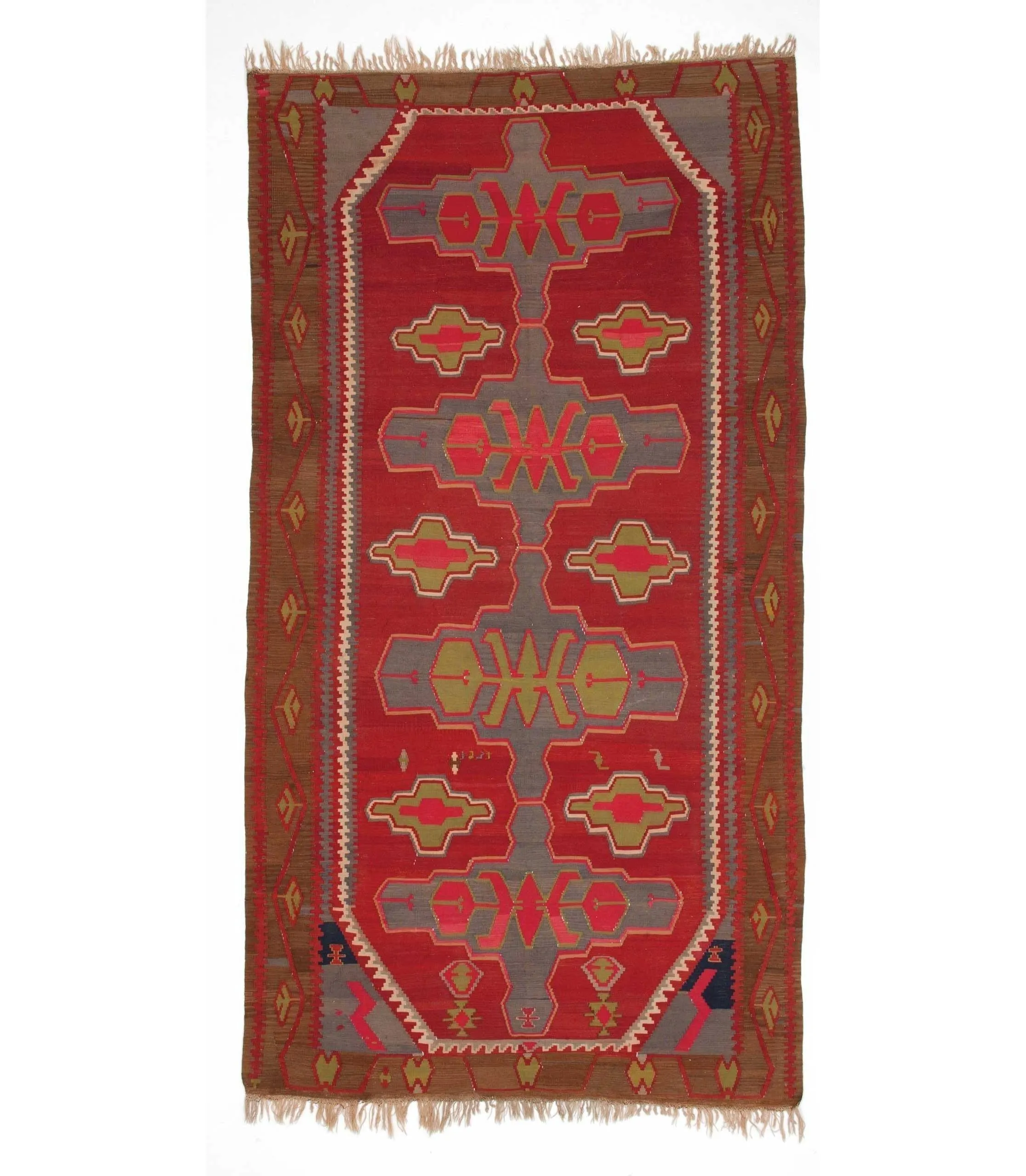 ANTIQUE ARMENIAN KILIM 5'4" x 9'9"