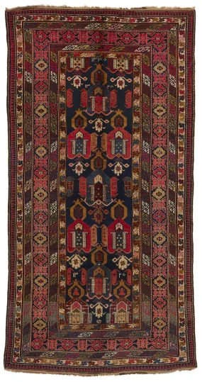 ANTIQUE SHIRVAN RUNNER 4'10" X 9'6"