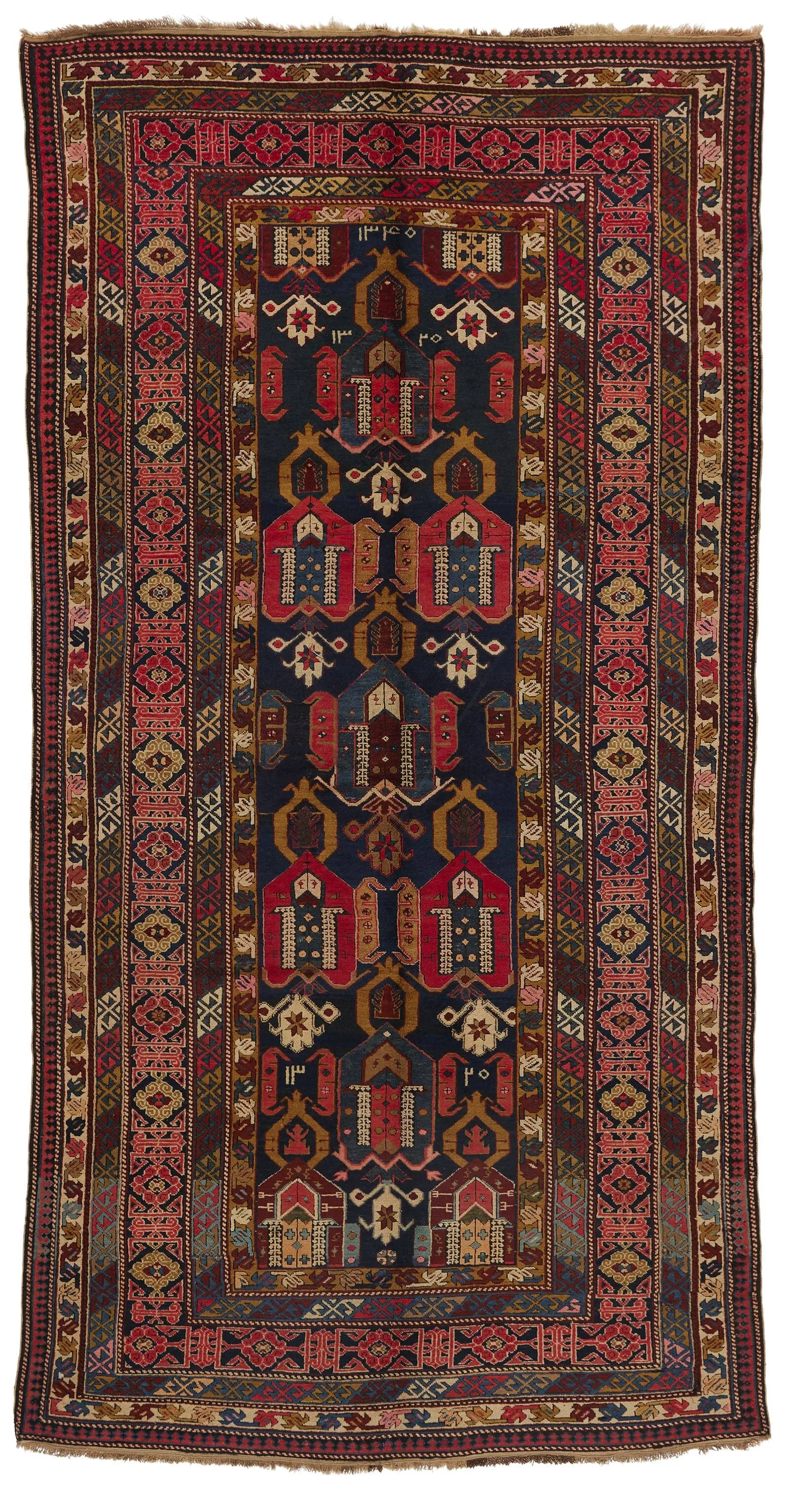 ANTIQUE SHIRVAN RUNNER 4'10" X 9'6"