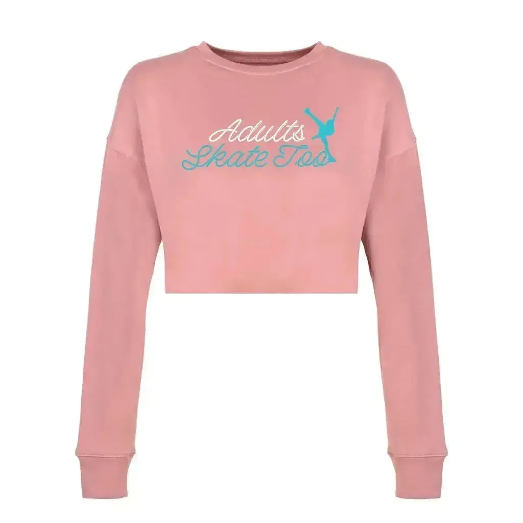 AST Cursive Women's Cropped Sweatshirt