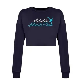 AST Cursive Women's Cropped Sweatshirt