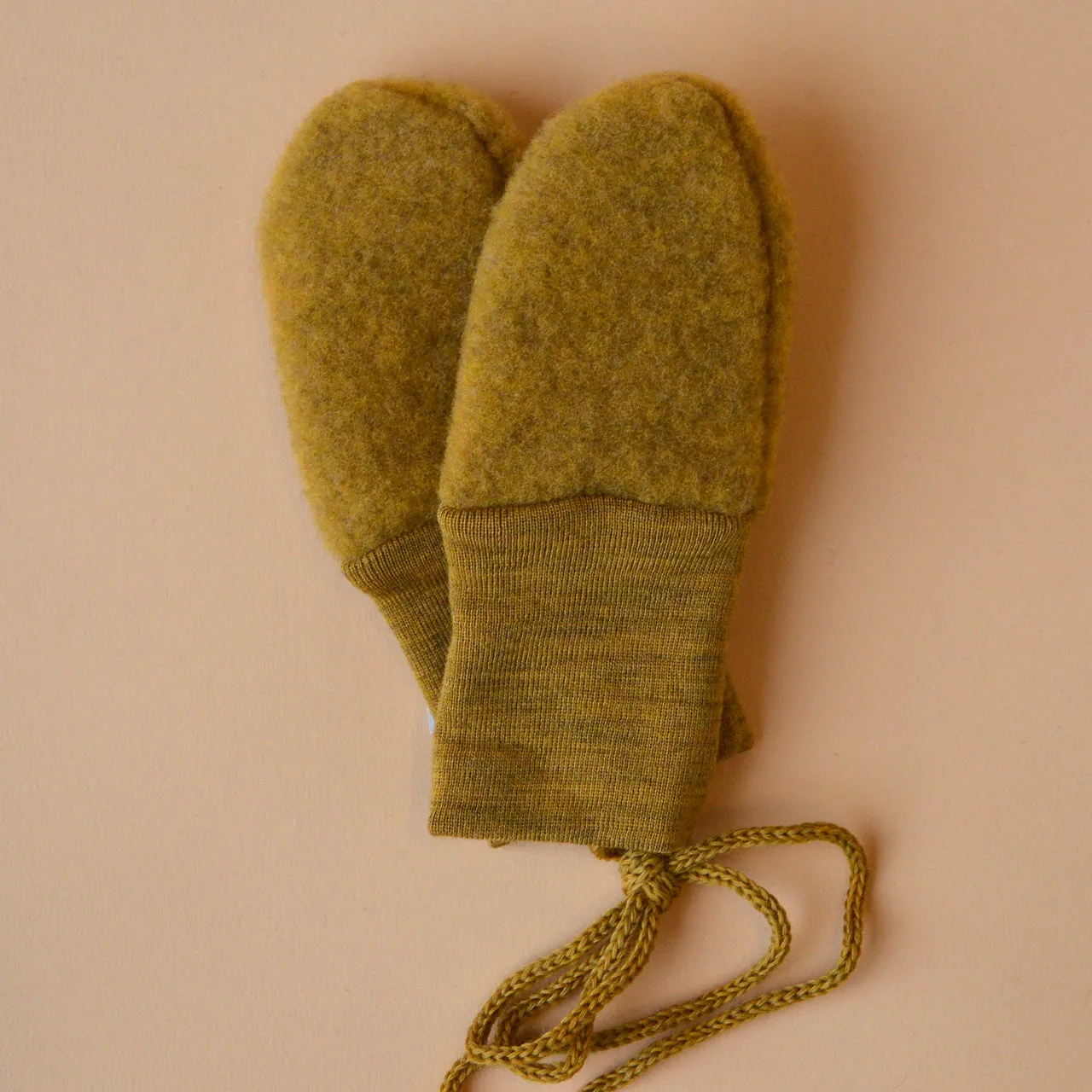 Baby Mittens in Organic Wool Fleece (0-18m)