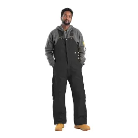 Berne Heritage Men's Insulated Duck Bib Overall B415 - Black