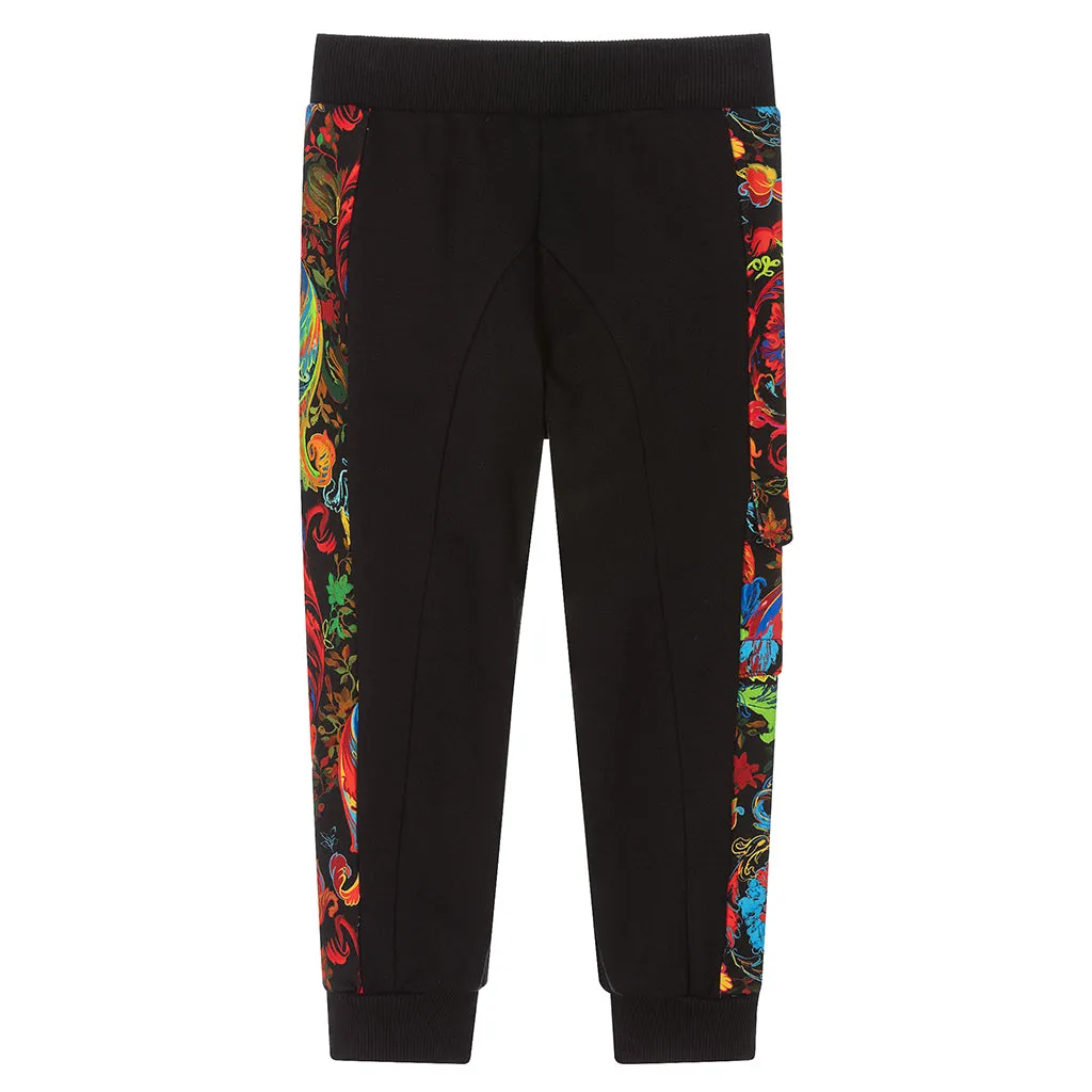 Black Kaleidoscope Logo Sweatpants