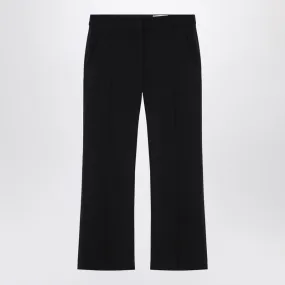 BLACK TAILORED TROUSERS IN WOOL