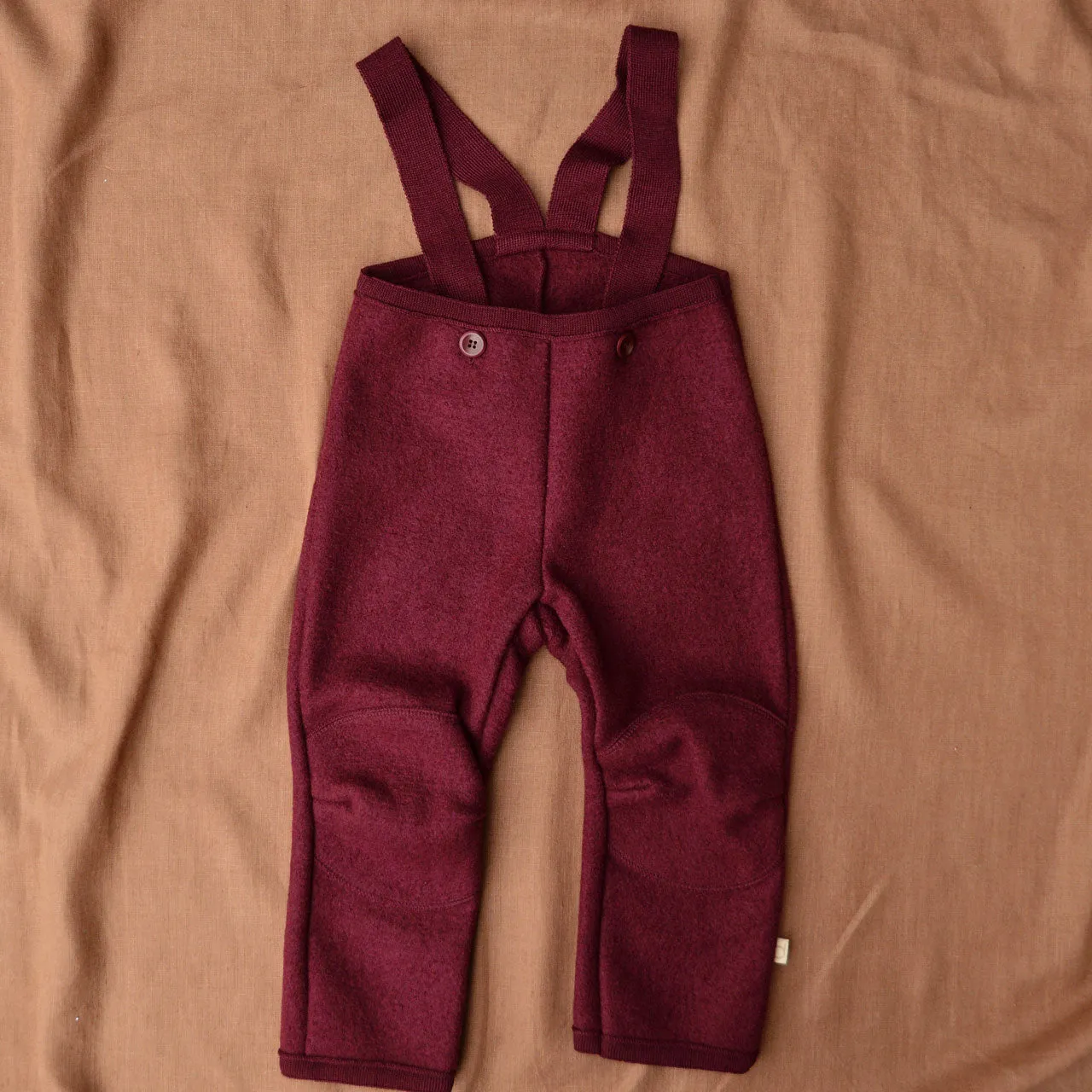 Boiled Wool Dungarees (1-8y)