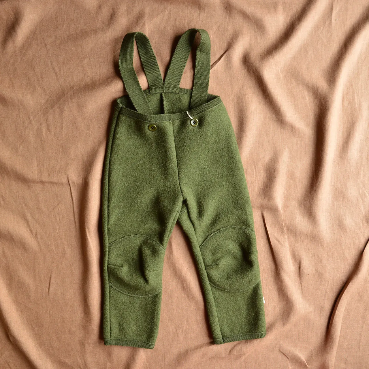 Boiled Wool Dungarees (1-8y)