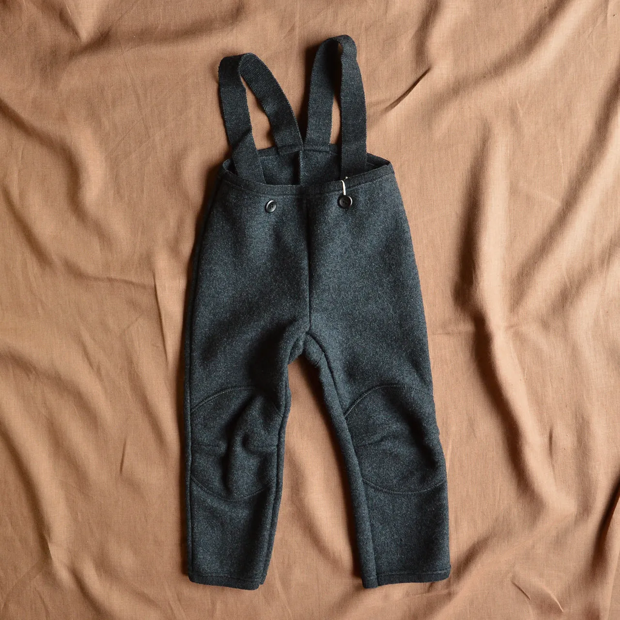 Boiled Wool Dungarees (1-8y)