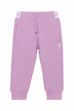 Bonds Baby Logo Fleece Trackie - Purple Peonie