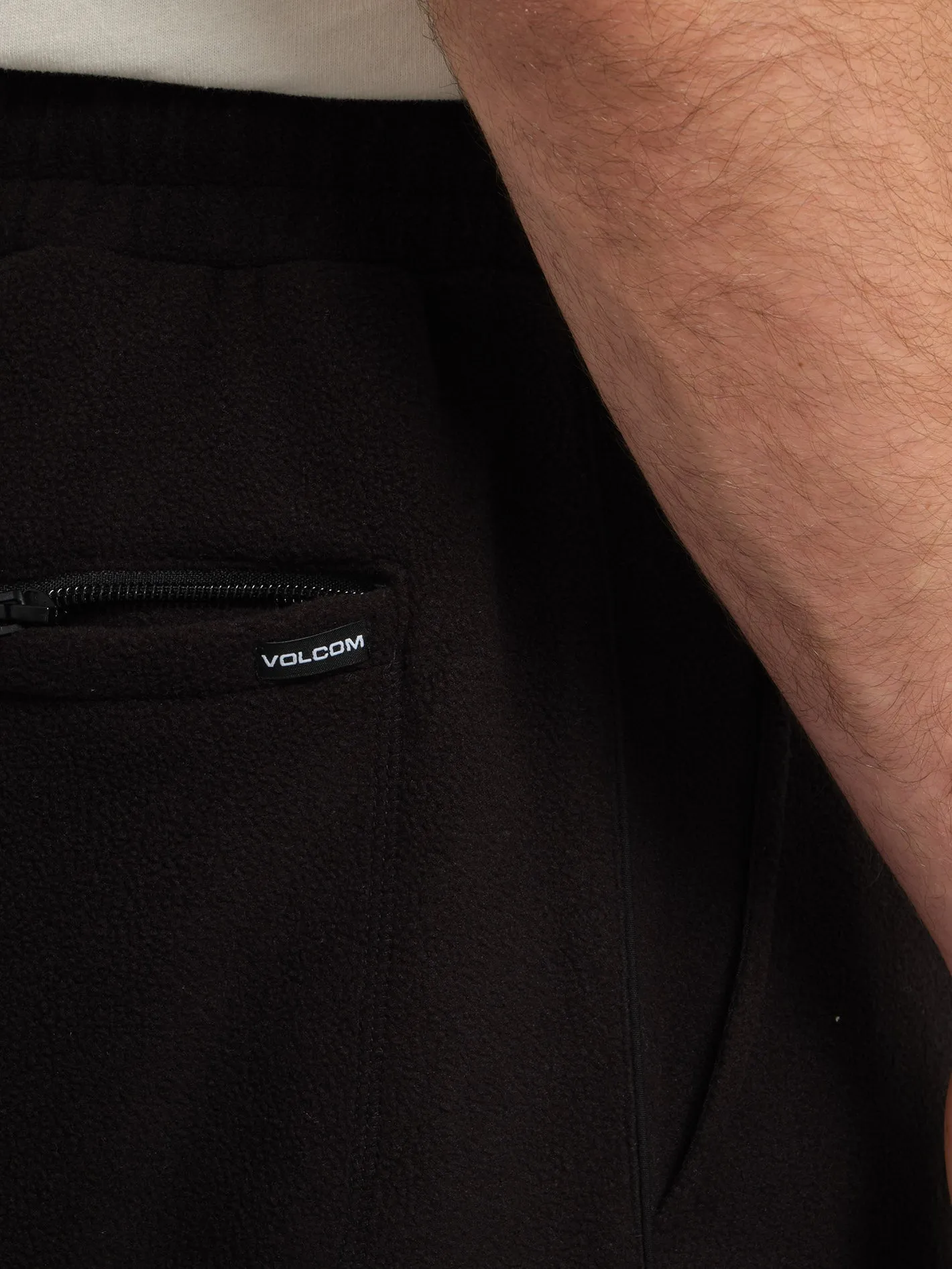 Bowered Light Fleece Trousers - BLACK