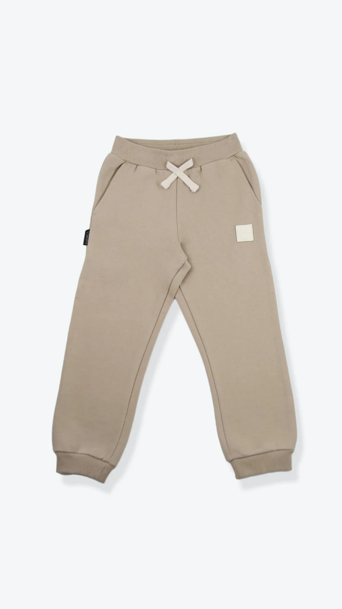 Brushed Terry Sweatpants _ Wheat