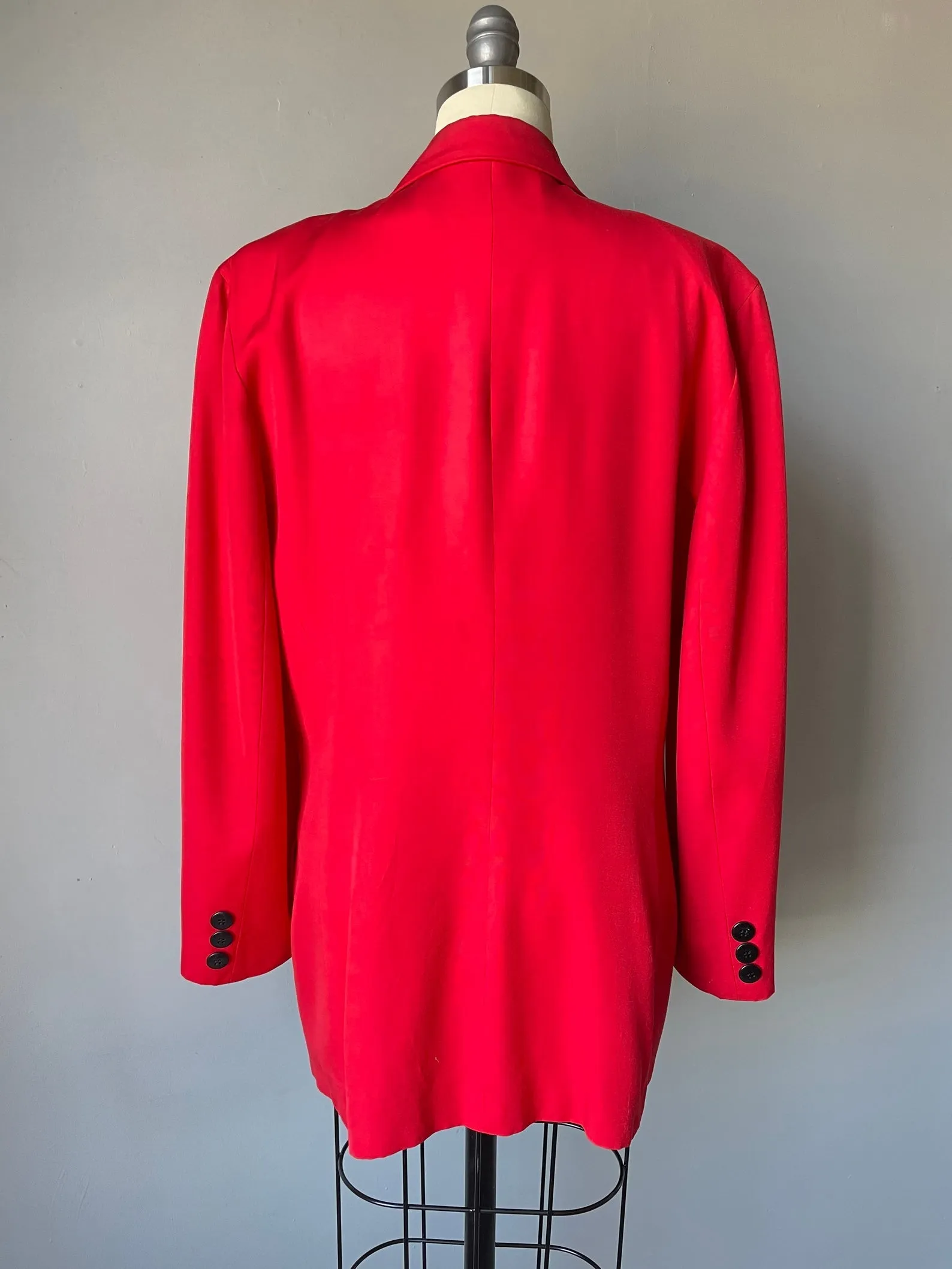 C D Blazer 1990s Red Suit Jacket M