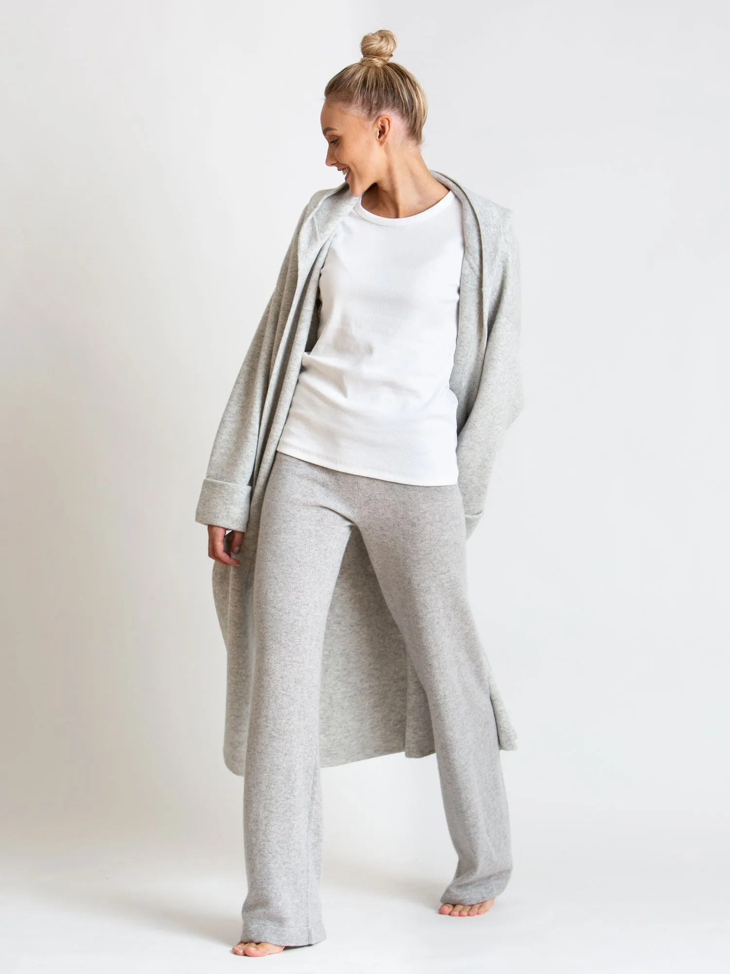 Cashmere pants "Classic pants" - light grey