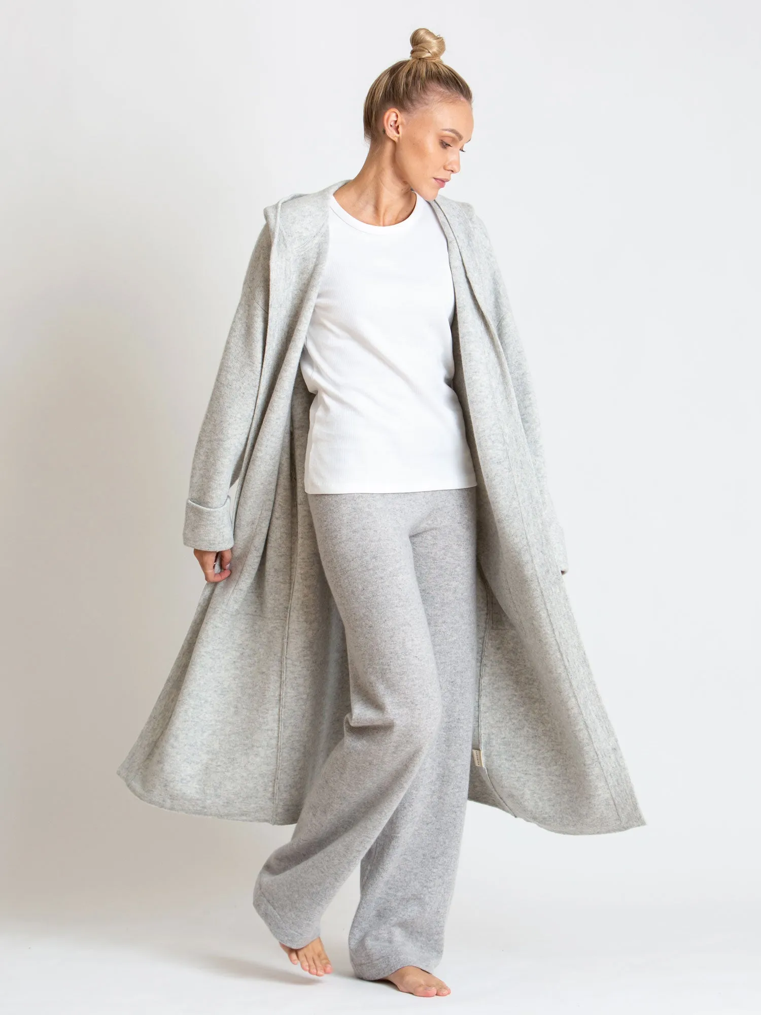 Cashmere pants "Classic pants" - light grey