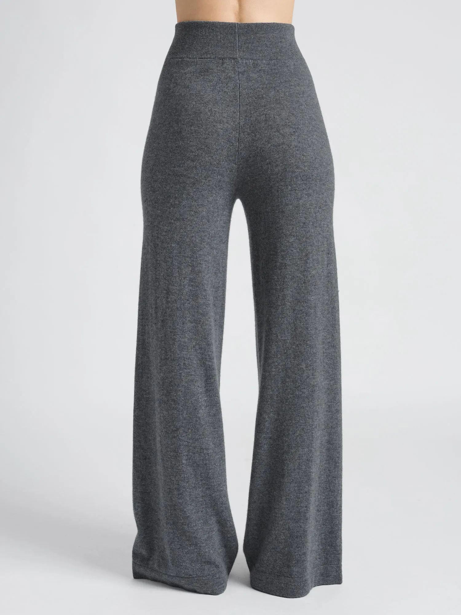 Cashmere pants "Dagny" - dark grey