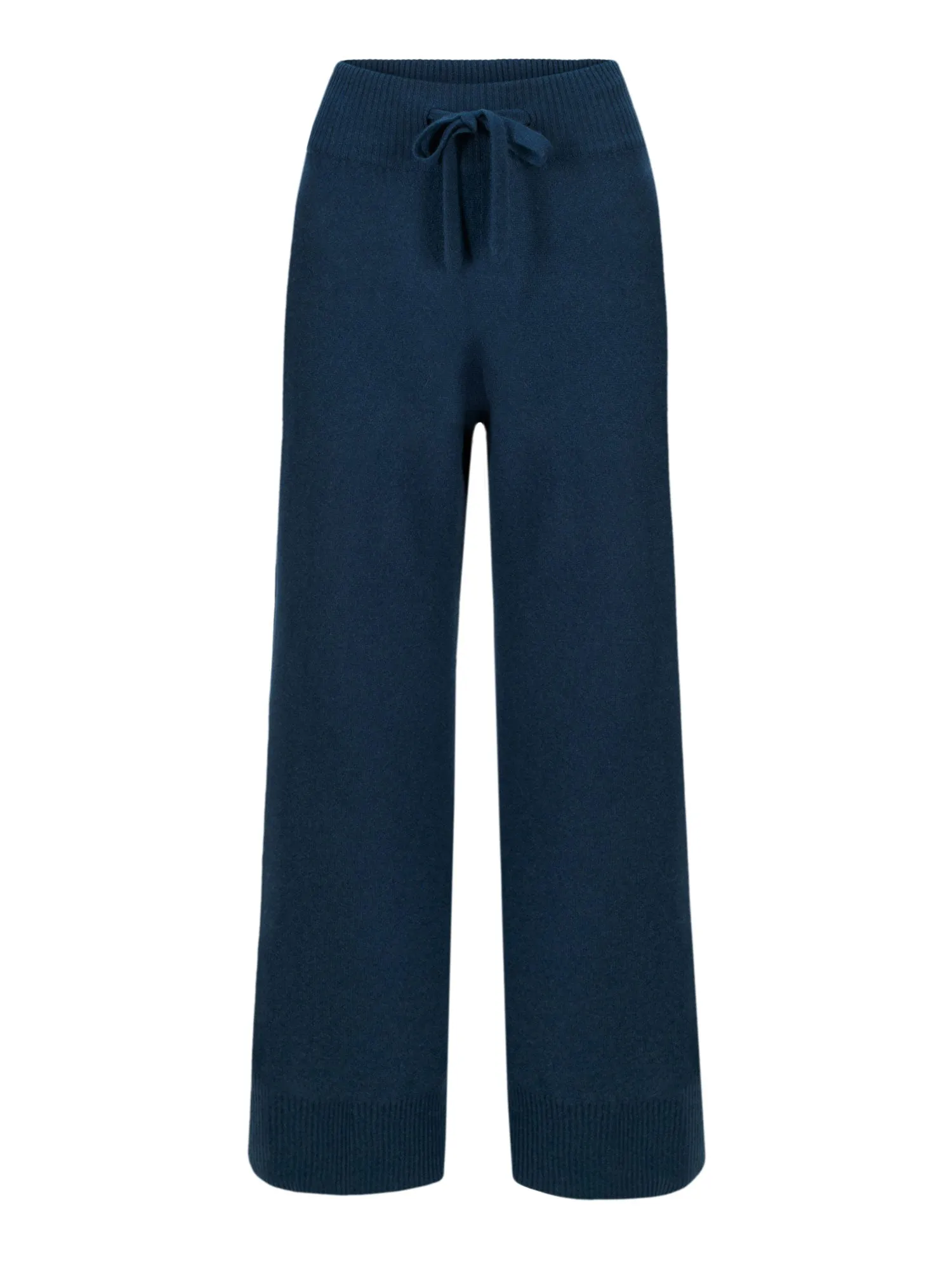 Cashmere pants "Lux pants" - mountain blue