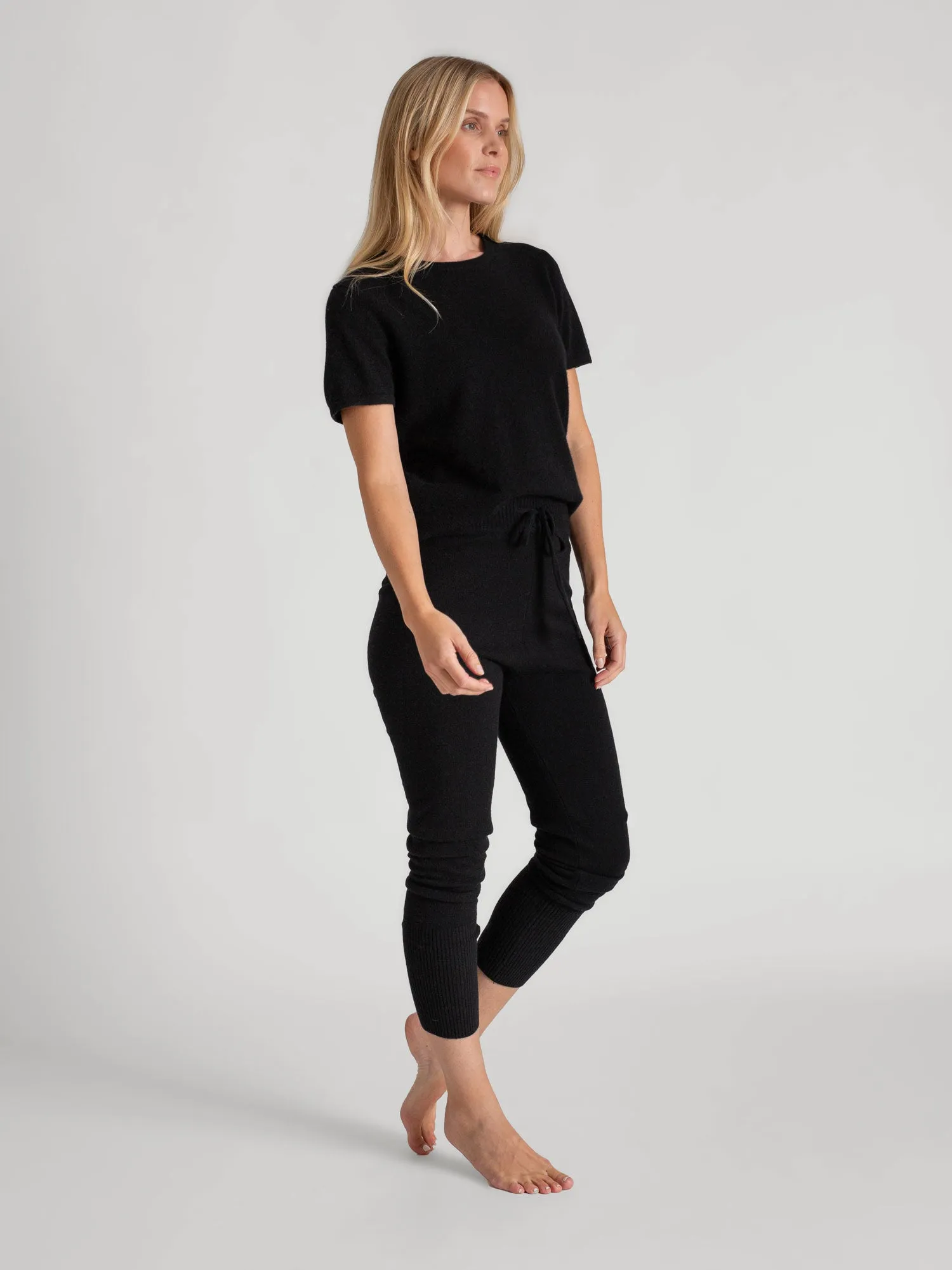 Cashmere "Chill pants" - black