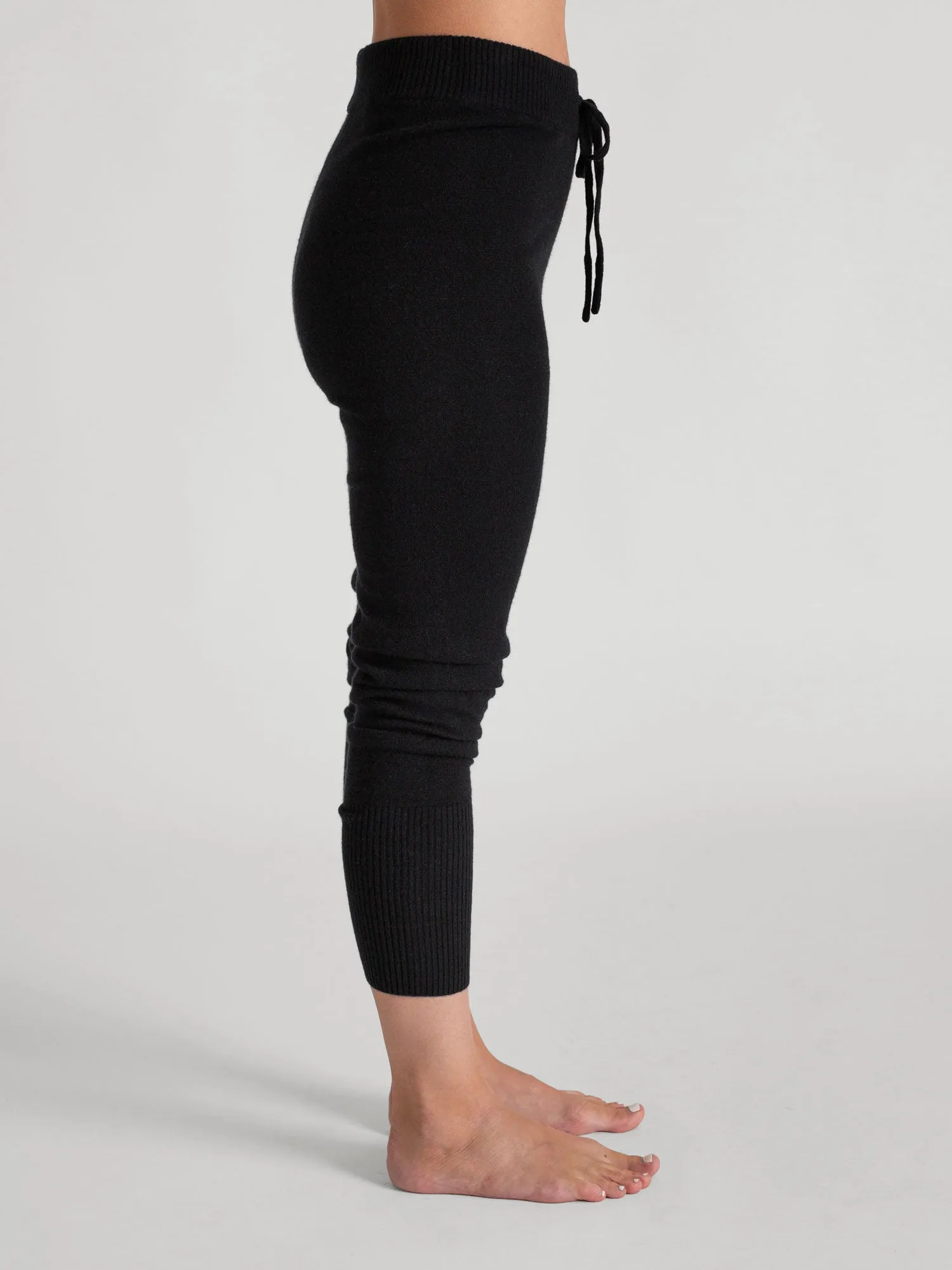 Cashmere "Chill pants" - black