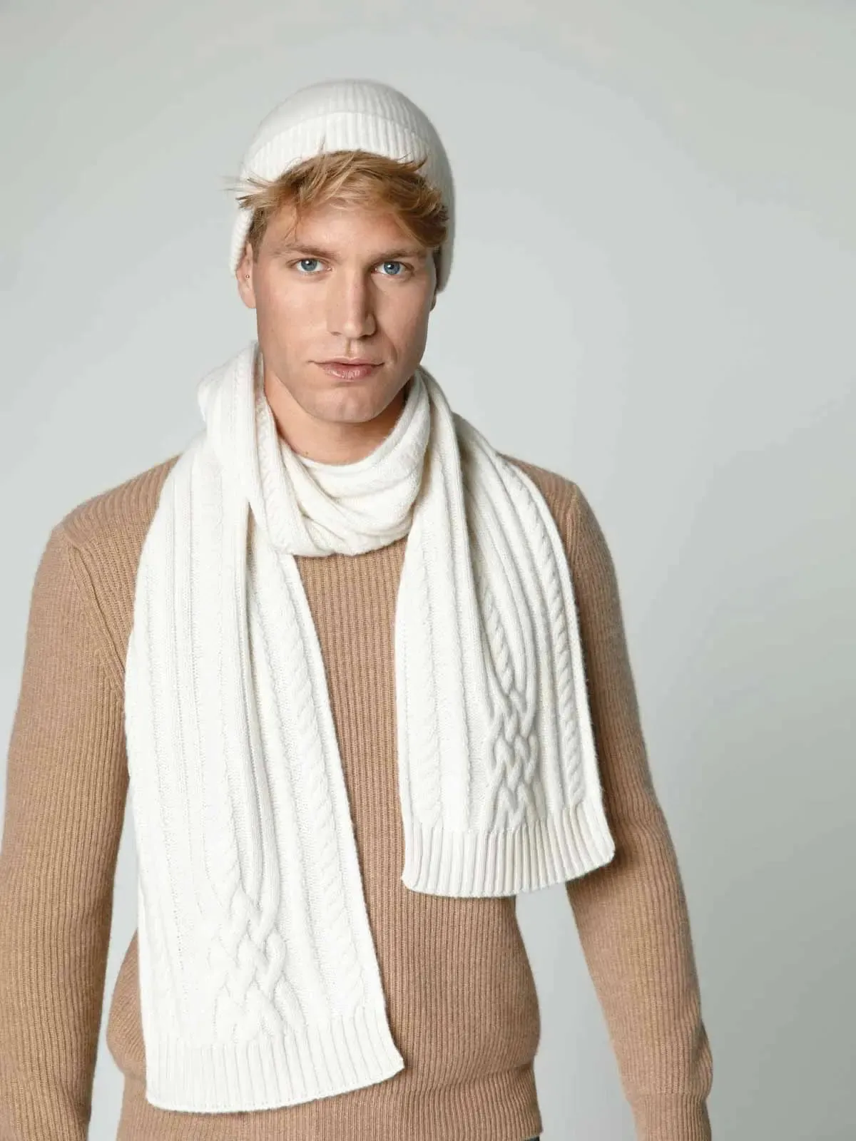 Cashmere scarf for men