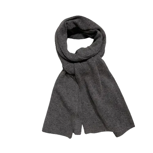 Charcoal Grey Cashmere Scarf