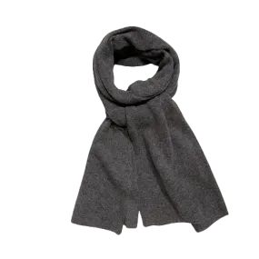 Charcoal Grey Cashmere Scarf