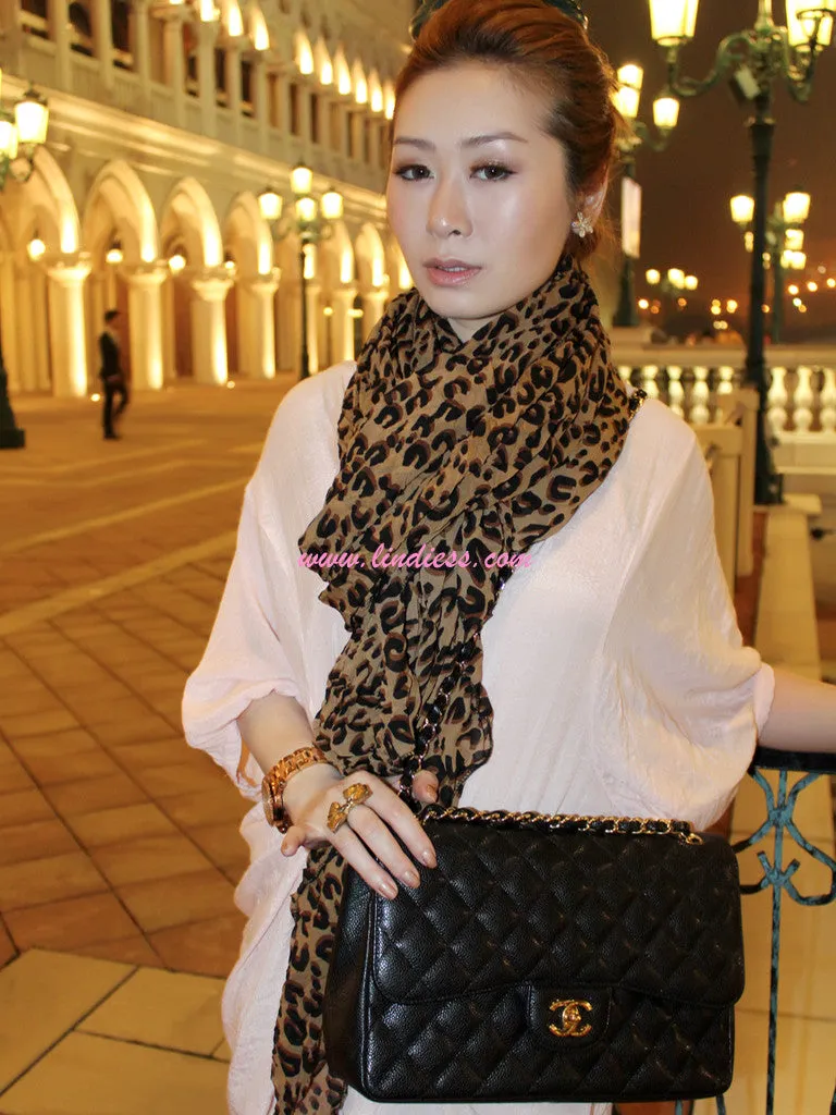 CHIC VOLUMENESS LEOPARD SCARF