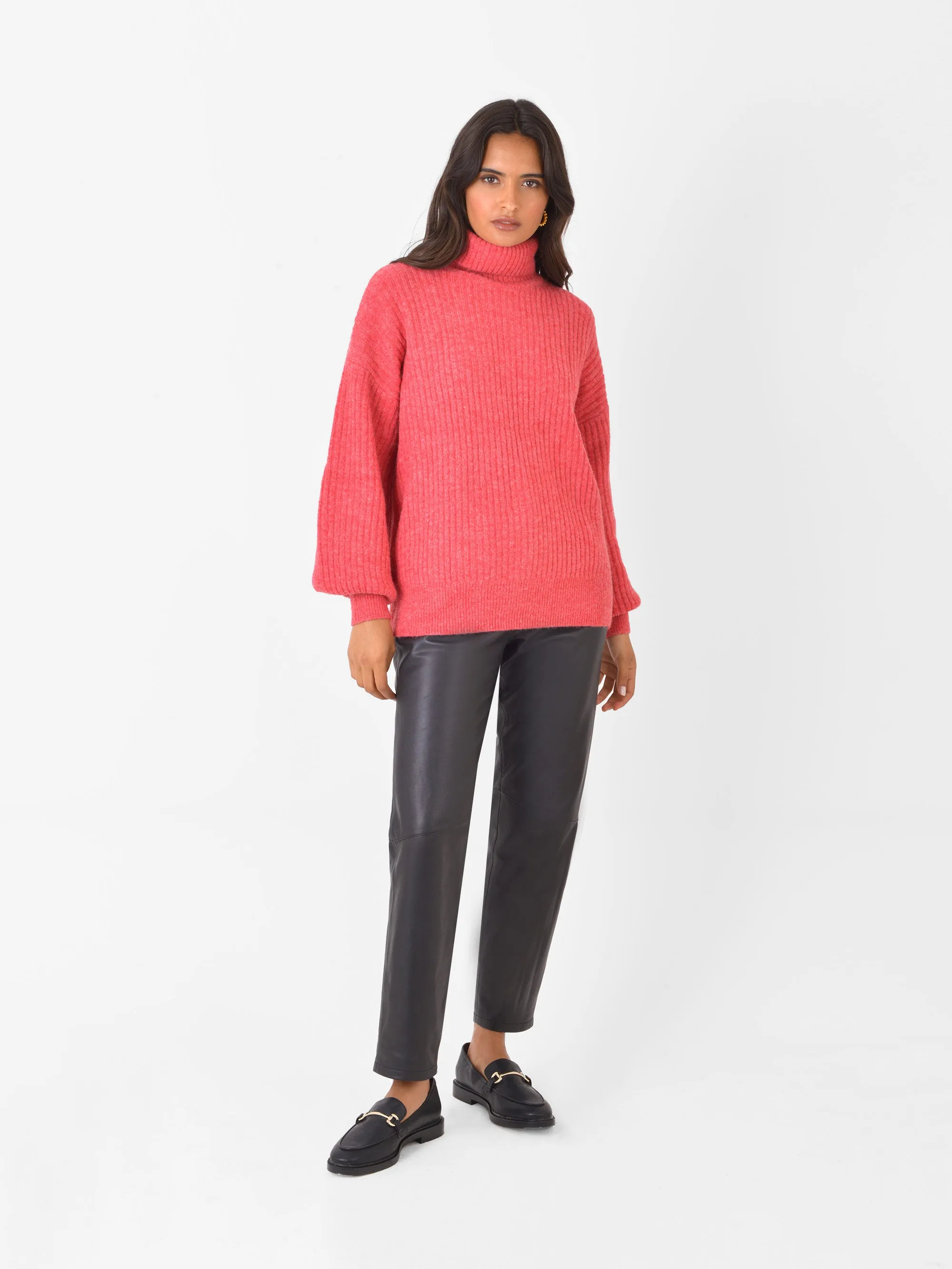 Chunky Roll Neck Jumper