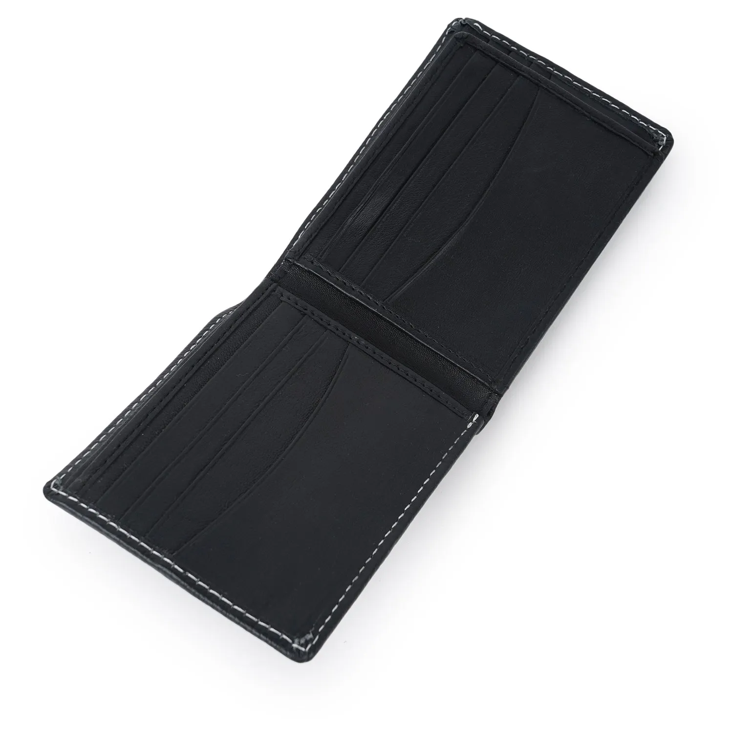 CIMONI Genuine Leather Classic Design Ultra Slim Multiple Credit Cards Slot Wallet for Men