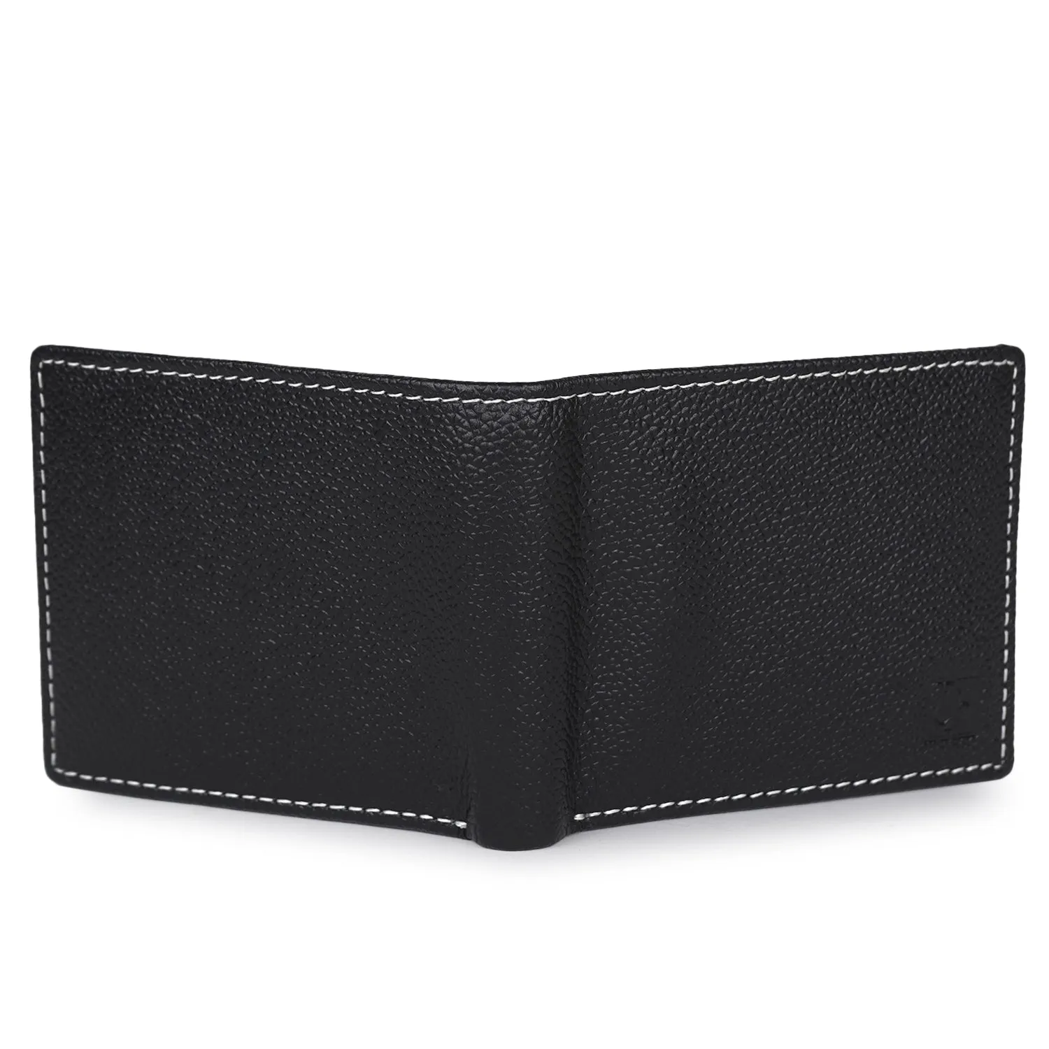 CIMONI RFID Genuine Leather Stylish Credit/5 Debit Card Slots 1 Flap Coin Pocket Wallet for Men