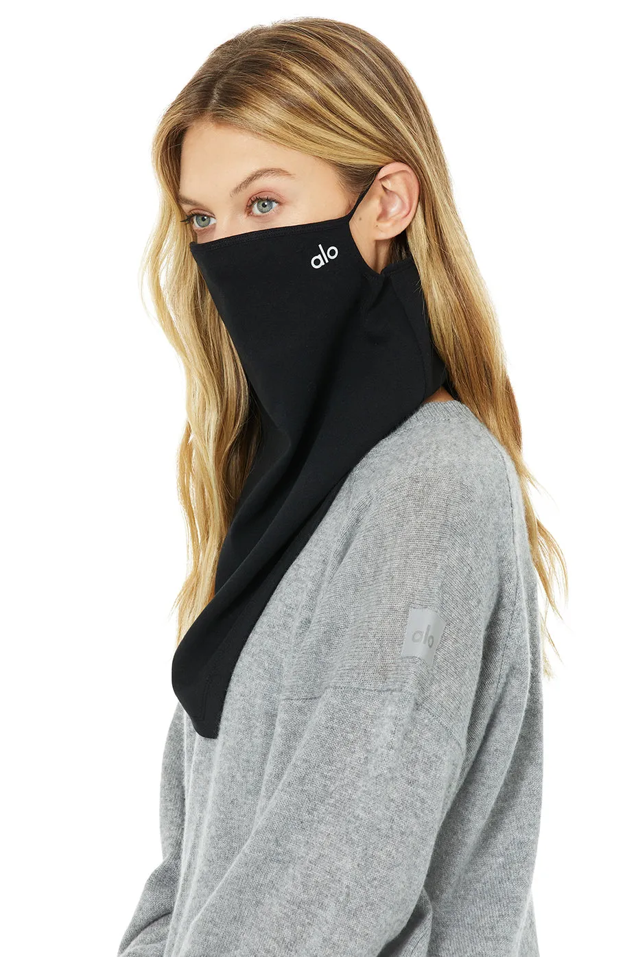 City Scarf Mask - Black