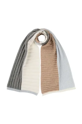 Colour Block Cashmere Scarf