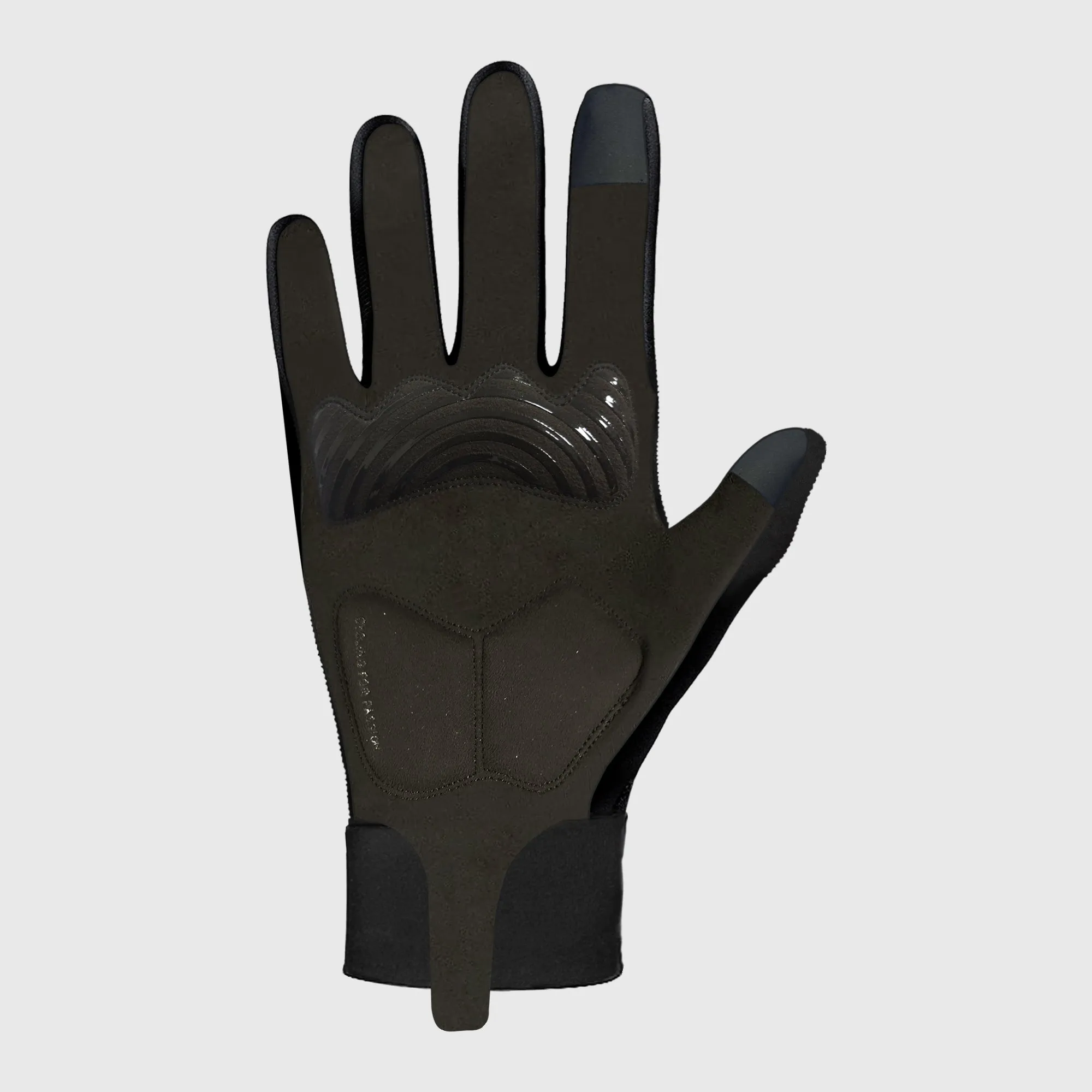 Fdx Cyclone Black Full Finger Winter Cycling Gloves