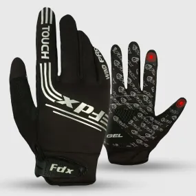 Fdx Subzero Black Full Finger Winter Cycling Gloves