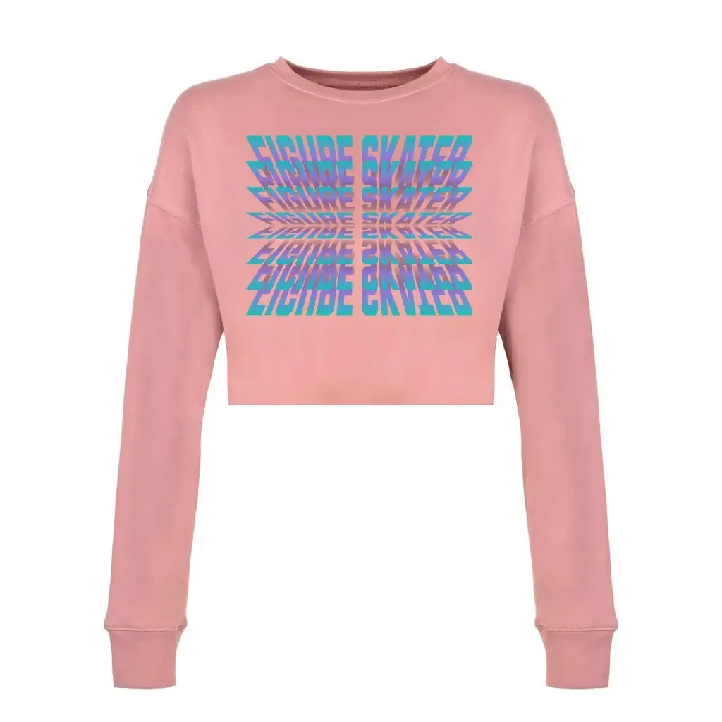 Figure Skater Women's Cropped Sweatshirt