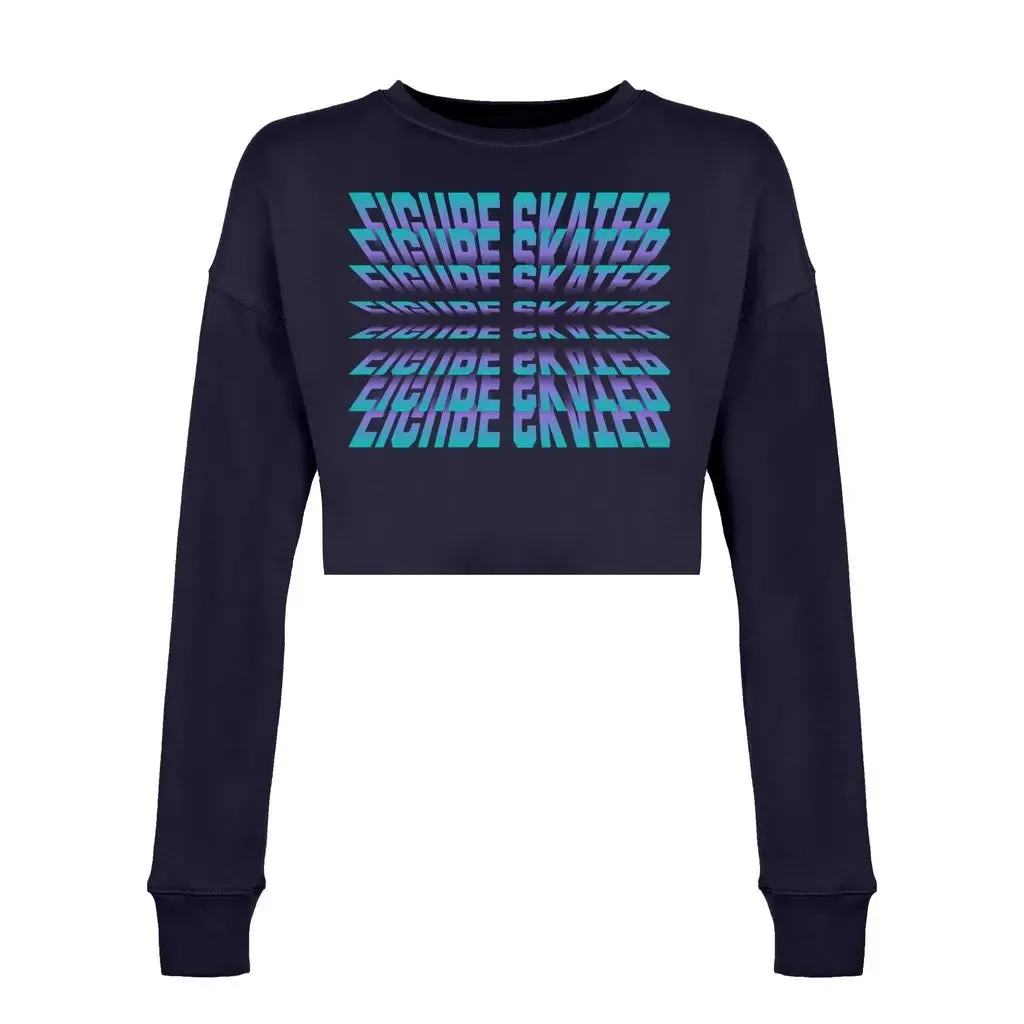 Figure Skater Women's Cropped Sweatshirt