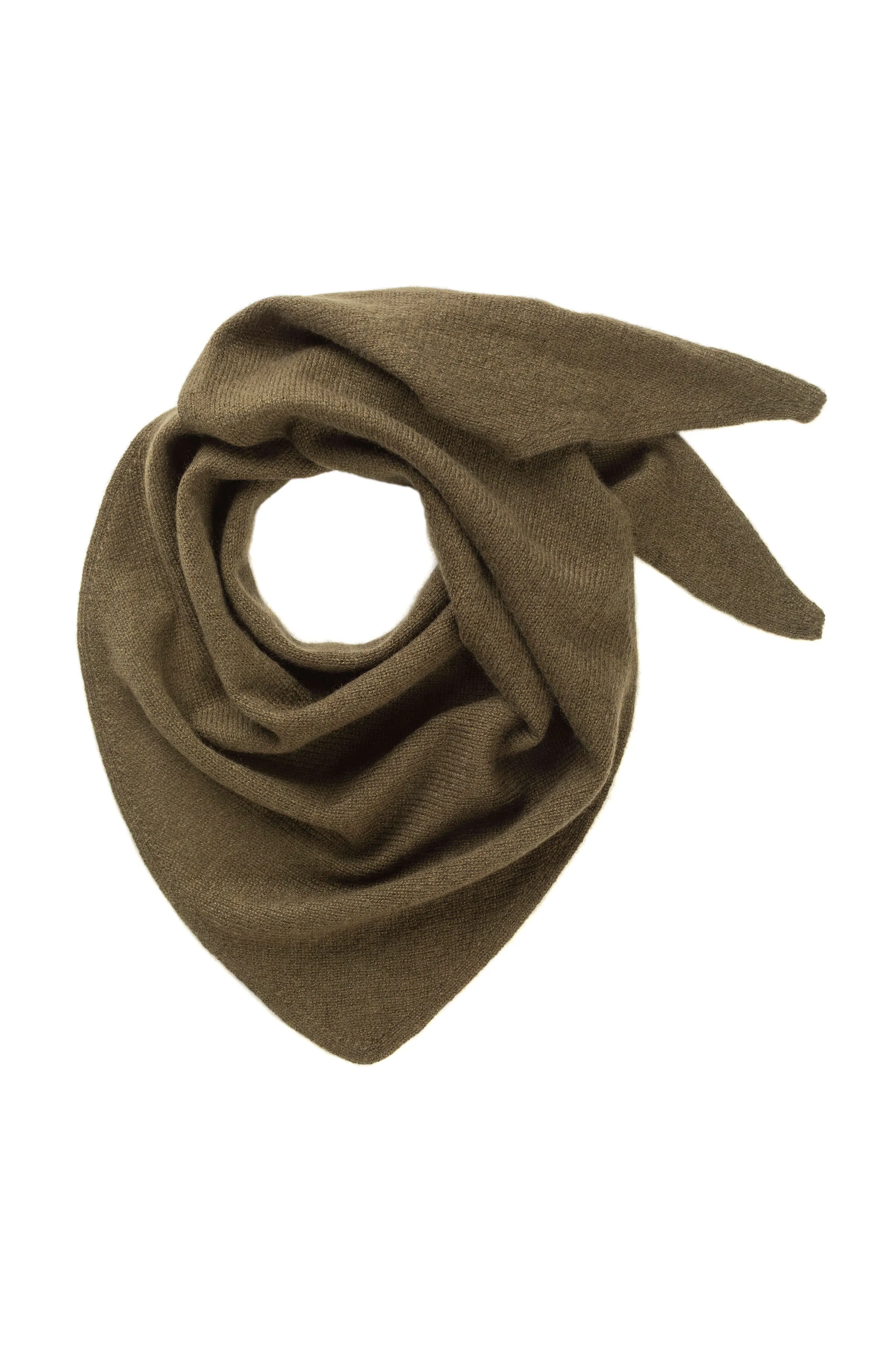 Gauzy Cashmere Triangle Neck Tie