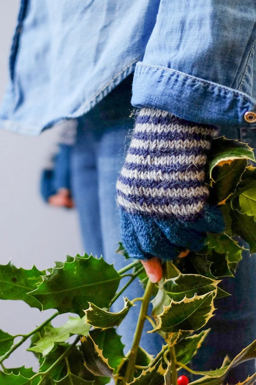 Hand knitted Wool Mittens