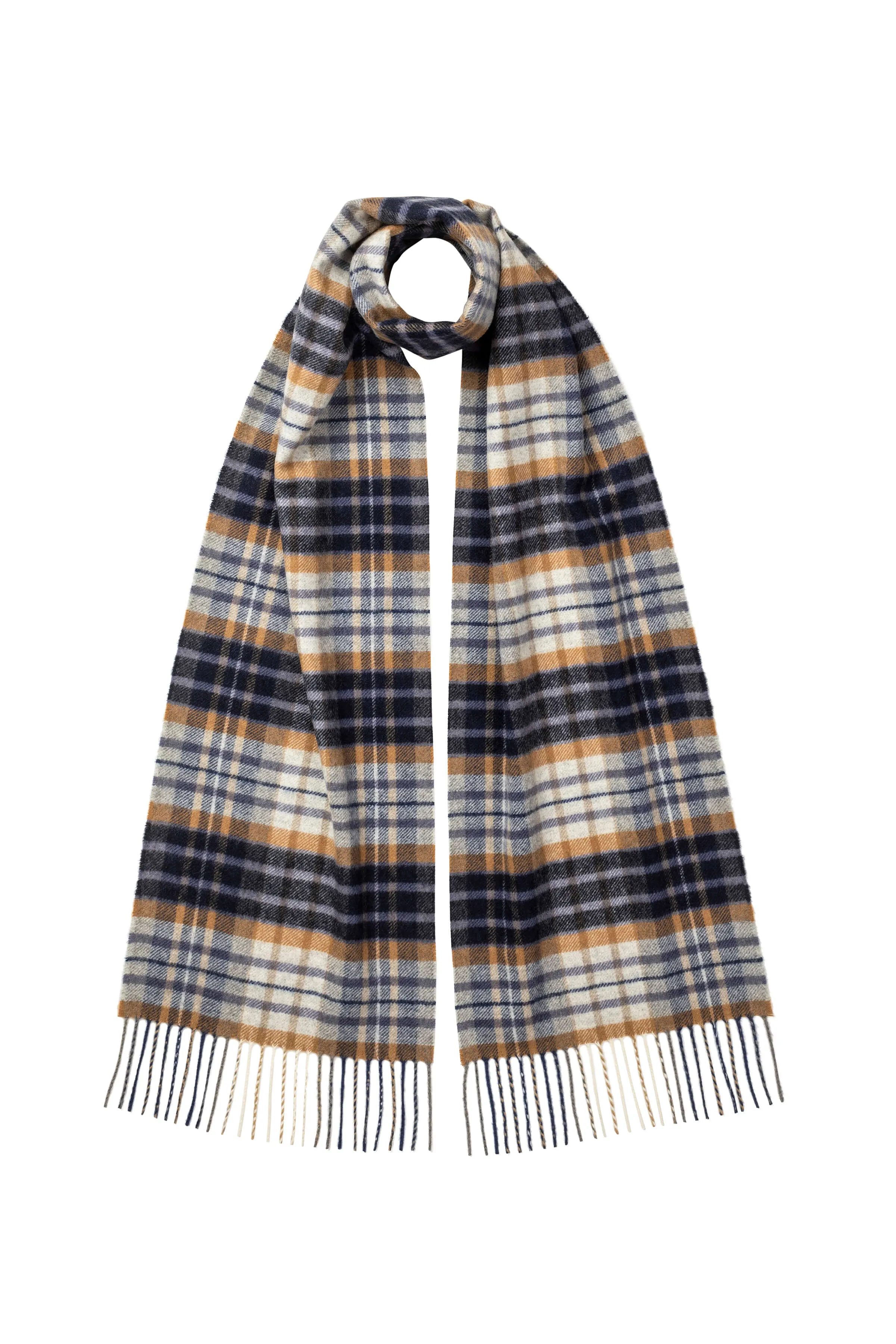 House Check Cashmere Scarf