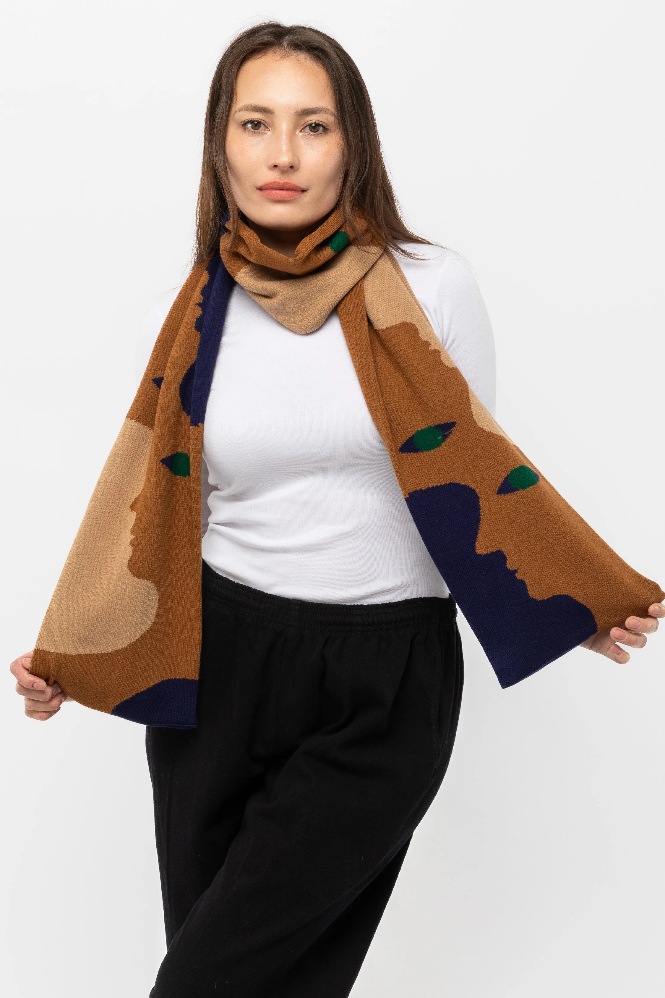 JQSCARF36 - Surrealist Scarf