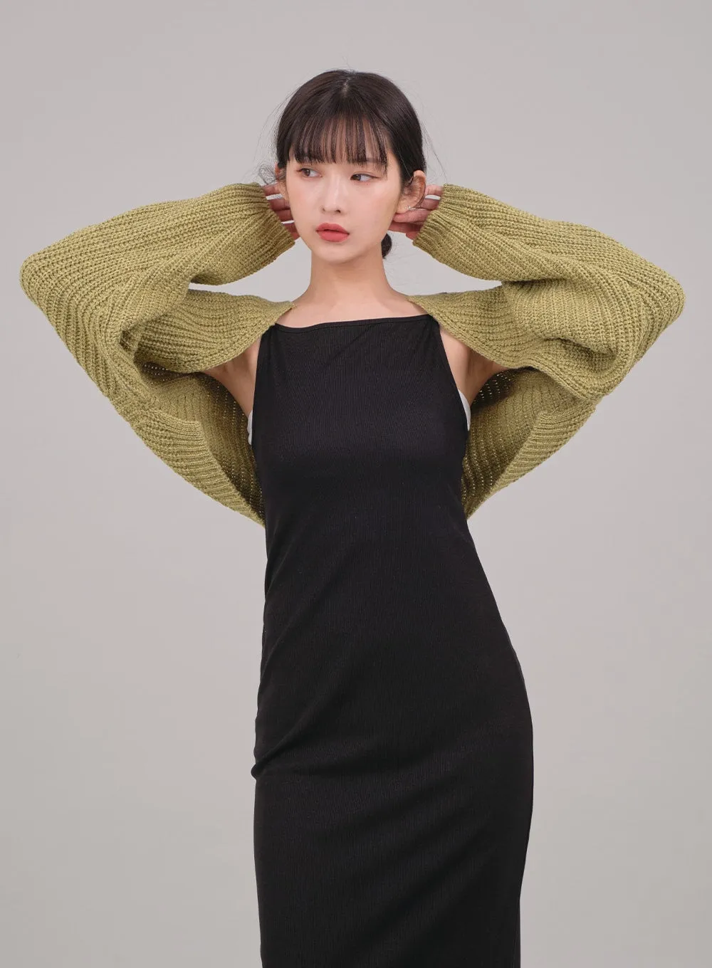 Knit Bolero Shrug C2001