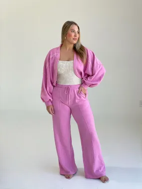 Lazy Tranquil Sweatpants - Pink