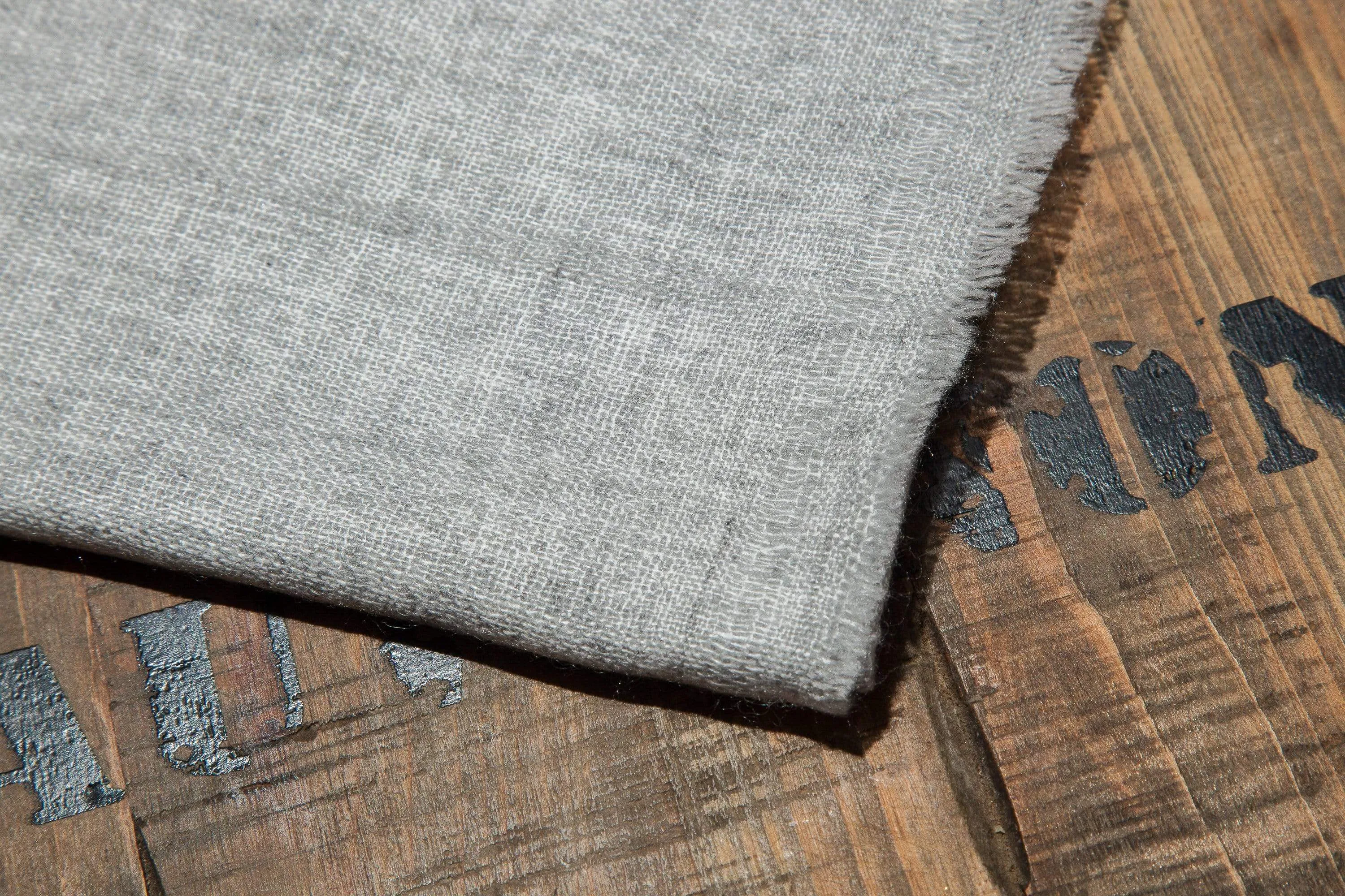 Light Grey Cashmere Scarf