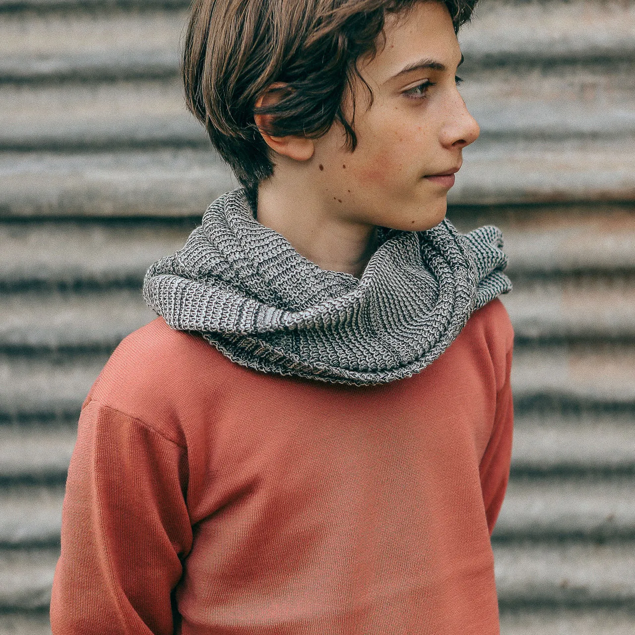 Loop Scarf in Organic Merino (big kids-adult)