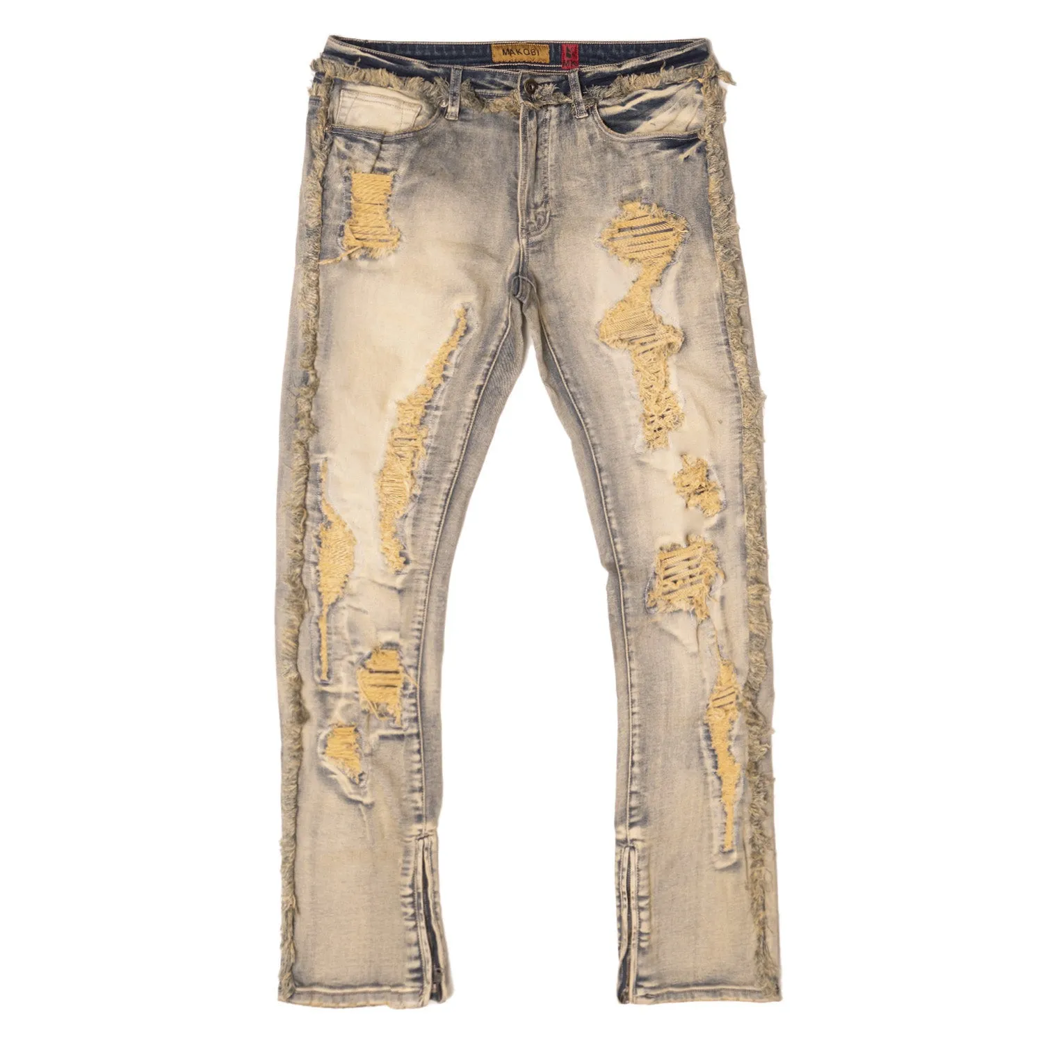 M1973 Danielli 34" Semi Stacked Jeans- Dirt