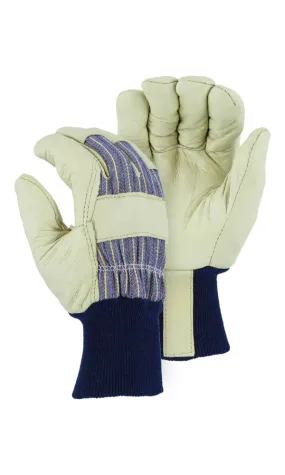 Majestic Gloves 1521 Winter Lined Pigskin Knit Wrist (Dozen)