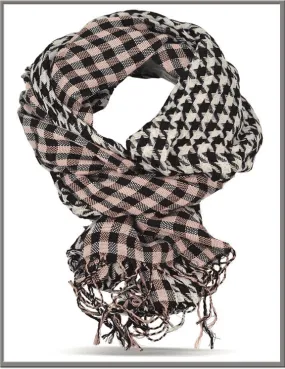 Men's Fashion Angelino Scarf Check Pink